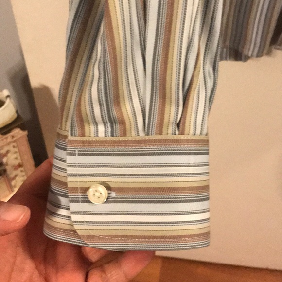 Tasso Elba striped shirt - Picture 3 of 7